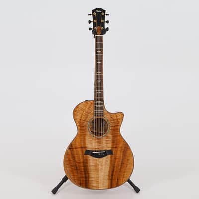 Taylor Custom Shop Grand Auditorium AA Hawaiian Koa Acoustic-Electric Guitar with Venetian Cutaway and Expression System 2 image 7