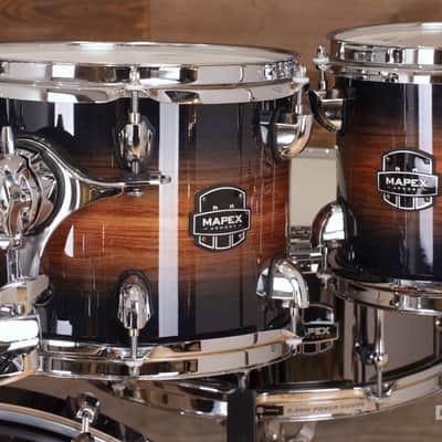 MAPEX ARMORY LIMITED EDITION 6 PIECE DRUM KIT, CARIBBEAN BURST, UK DRUM SHOW KIT image 7