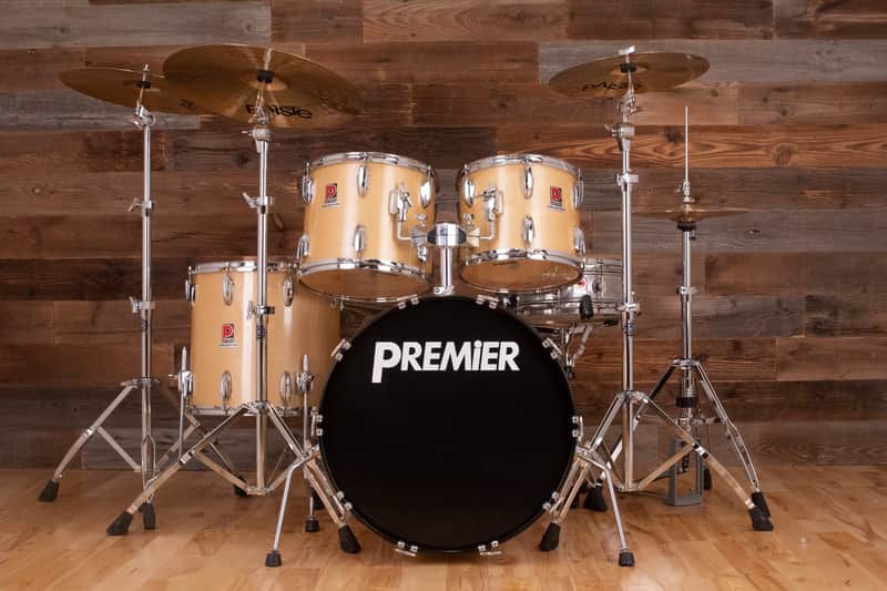 Premier Projector 4 Piece Drum Kit, Finnish Birch, Birchwood (Pre Loved) image 1