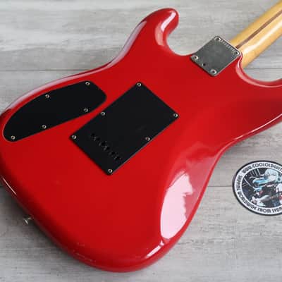 1985 Fender Squier ST-335 Contemporary Series Japan HH Stratocaster (Red) image 8