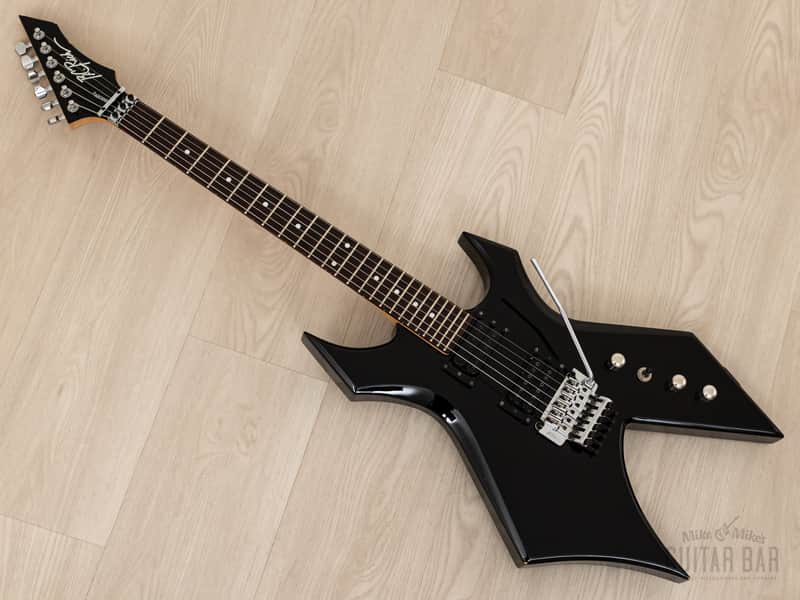 1988 BC Rich Warlock NJ Series Black w/ Floyd Rose, Nagoya Japan