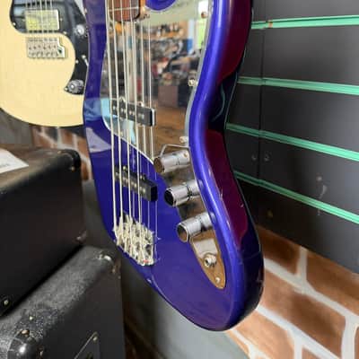 Fender Standard Jazz Bass Midnight Blue 1999 Electric Bass image 5