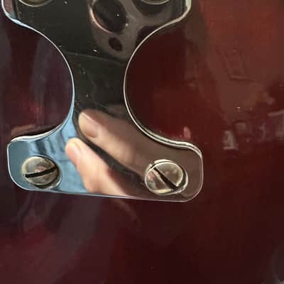 Julio Giuletti A2 Archtop 1960’s - Translucent red wood grain image 15