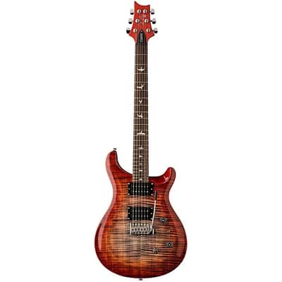 PRS SE Custom 24-08 Electric Guitar - Charcoal Cherry Burst image 5
