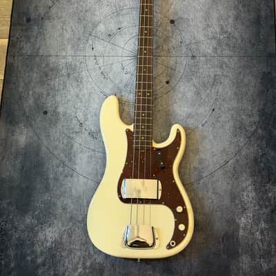 Fender American Original '60s Precision Bass with Rosewood Fretboard 2018 - 2019 - Olympic White image 5
