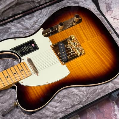 Fender American Professional II Custom 75th Anniversary Telecaster 2 Color Sunburst New Unplayed Auth Dlr 8lb6oz #893 image 6
