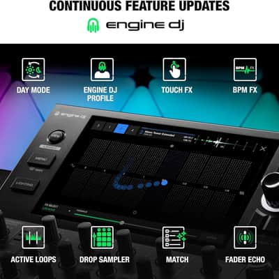 Denon DJ SC LIVE 4 4-Deck Standalone DJ Controller w/ Wi-Fi & Built-In Speakers image 9