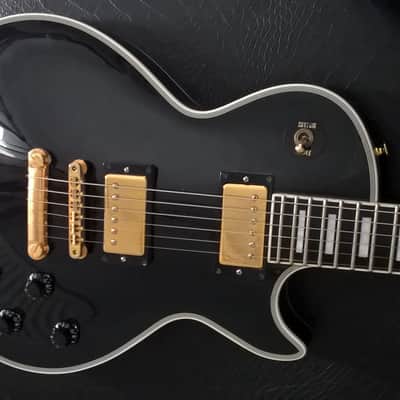 Edwards Les Paul Custom in Ebony Made In Japan image 1