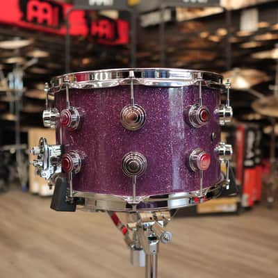 DW Collector's SSC Maple 8x14" Snare Drum (Purple Glass) image 5