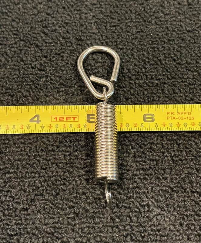 Bass Drum Pedal Parts Steel Spring With Hook Chrome image 1