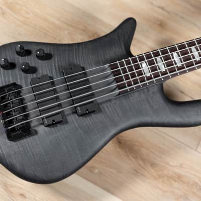 Spector Euro 5 LX 5-String Left-Handed Bass Guitar – Trans Black Stain Matte image 9