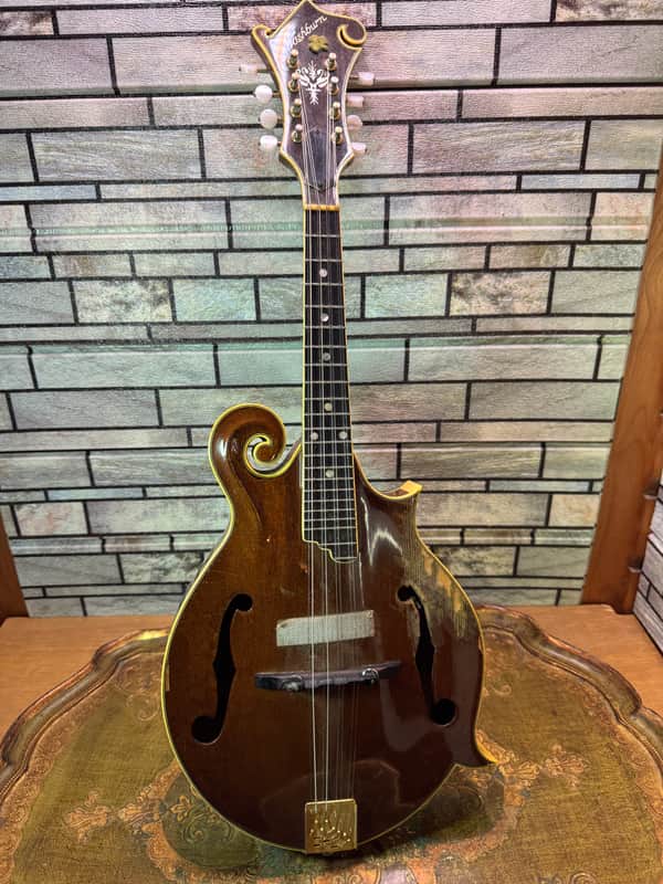 Washburn M-4SB R Sunburst Mandolin - Natural Relic image 1