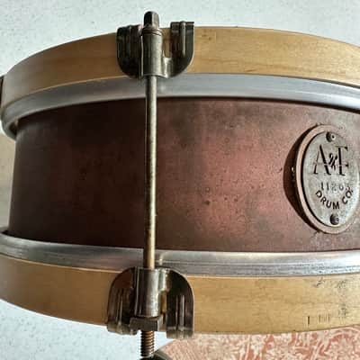 A&F Drums Single Tension Raw Brass Tom - 3 x 12  2018 Raw Brass image 5