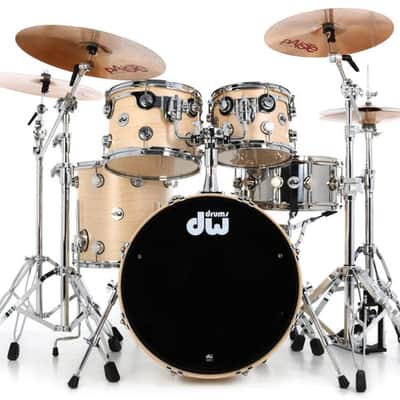 DW Collector's Series Satin Oil 4-piece Shell pack - Natural image 2