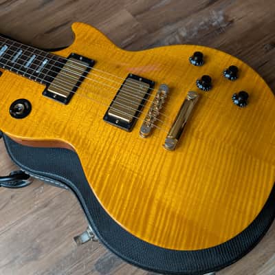 Gibson Les Paul Studio Plus 2003 Trans Amber Flame Top Very Clean W/OHSC image 3