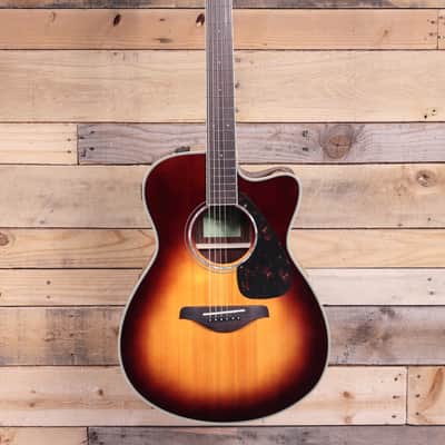 Yamaha FSX830C Acoustic/Electric Guitar Brown Sunburst image 4