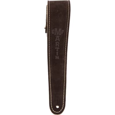 Martin 18 A0017 Tracolla In Pelle Suede. Black image 2