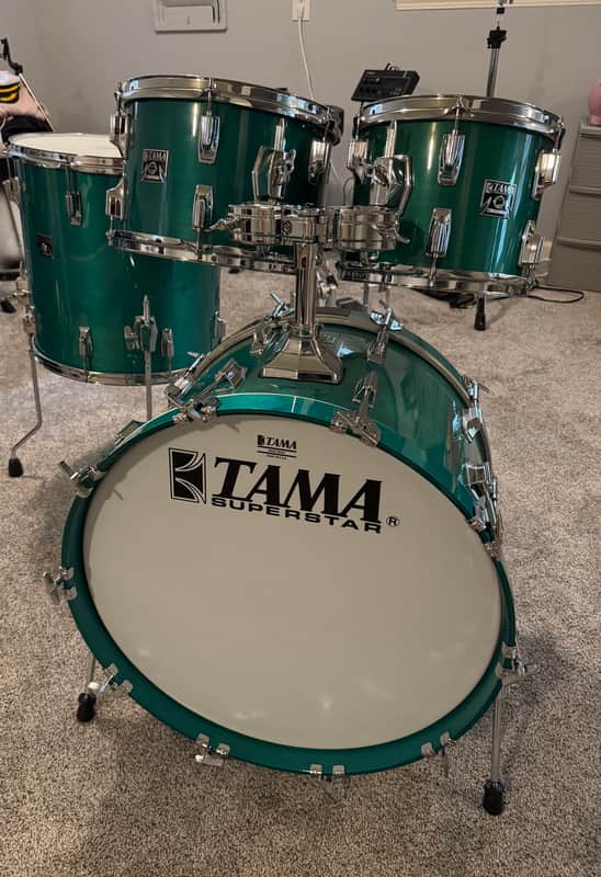 Tama 50th Anniversary Superstar Reissue 2025 - Aqua Marine image 1