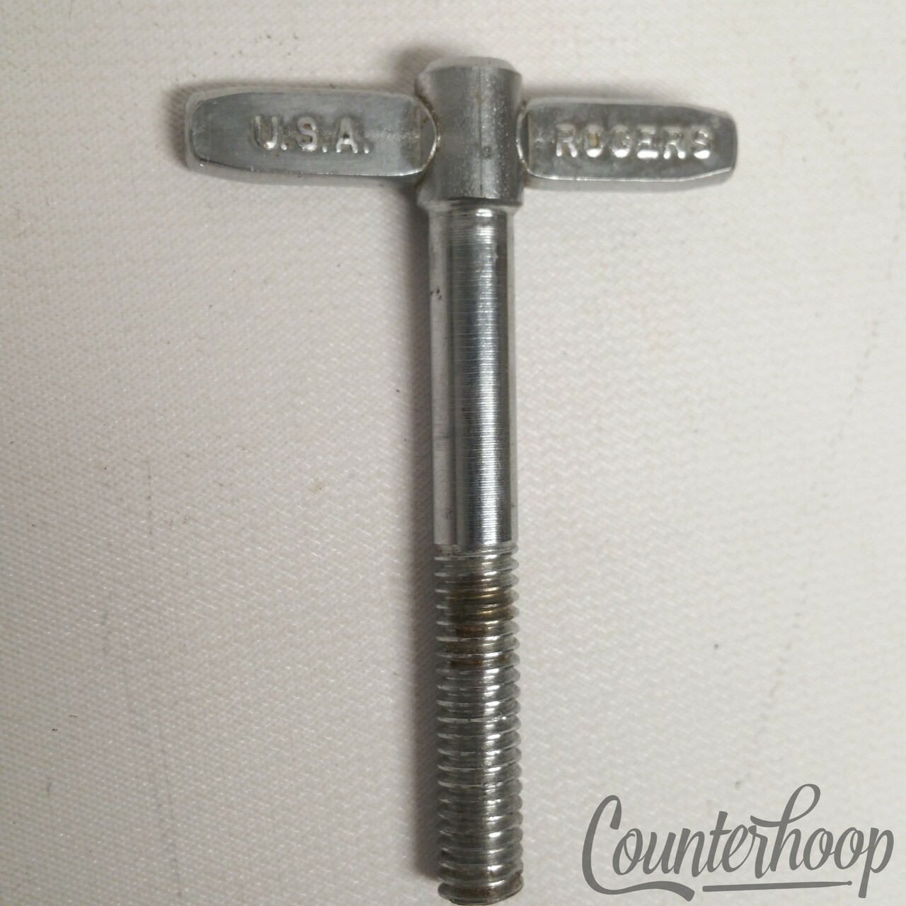 Rogers USA Logo Swivomatic Bass Drum Pedal Locking Wing-Screw Vintage 60s Part — main photograph