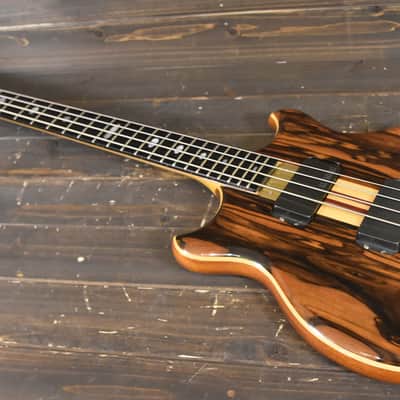 Alembic Stanley Clarke Signature Deluxe short scale 4 string Bass Macassar Ebony - VIDEO DEMO image 18