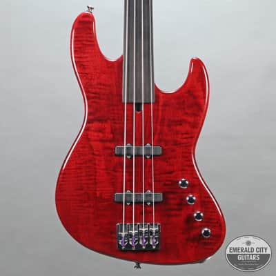 2011 Mike Lull Custom M4 Fretless image 3