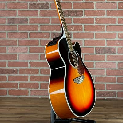 Takamine GJ72CE-12BSB 12-string Acoustic-electric Guitar - Brown Sunburst image 8