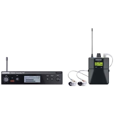 Shure PSM300 IEM Wireless In-Ear Monitor System with SE215CL Earphones, Band H20 image 1