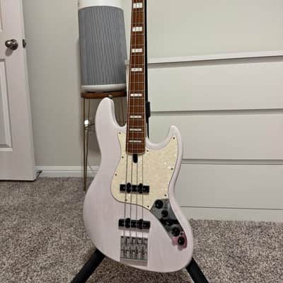 Sire Marcus Miller V8 Bass, Roasted Maple Fretboard, White Blonde image 1