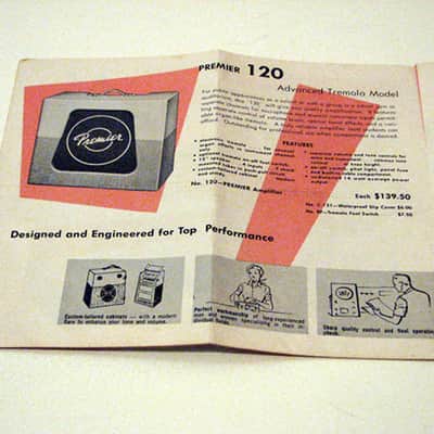 1959 Premier/Sorkin amp and guitar catalog image 2