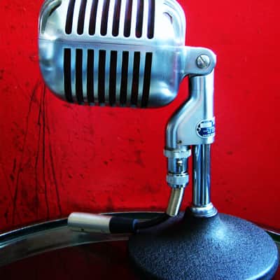 Vintage 1940's Shure 55S Unidyne dynamic cardioid Microphone multi Z w cable & case 55S 55SW 556S 556 image 21