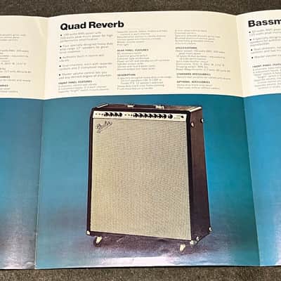 Fender New Product Brochure 1970’s imagen 3