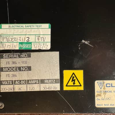 Solid State Logic Fx g384 grey- Late ‘90/Early 2000 - serial 931 image 3