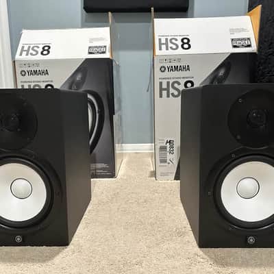 Yamaha HS8 Powered Studio Monitor (Pair) 2015 - Present - Black image 2