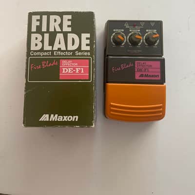 Maxon DE-F1 Fire Blade Digital Delay Rare Vintage Guitar Effect Pedal MIJ Japan image 1