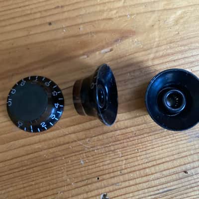 Epiphone Thunderbird Bass Guitar Control Knobs x 3 China image 3