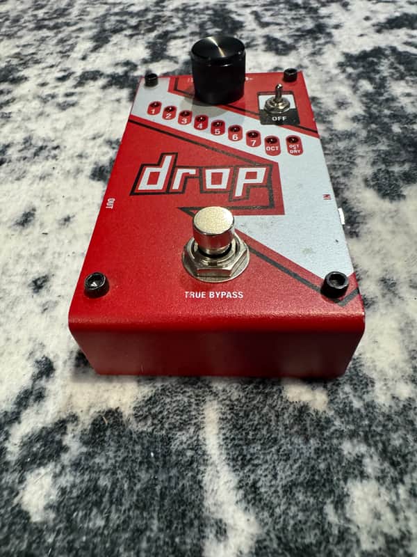 DigiTech Drop Compact Polyphonic Pitch-Shifter 2010s - Red image 1