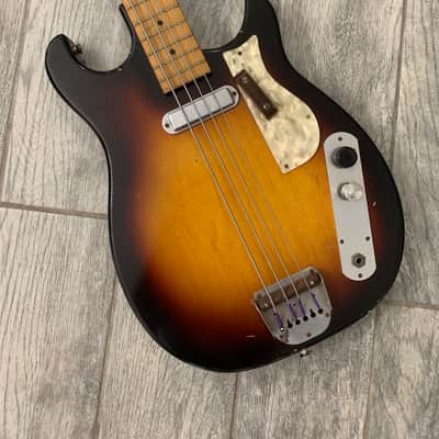 Multivox Marvel Bass 1955 Sunburst - Extremely Rare image 2