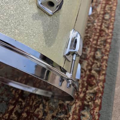 Ludwig No. 980 Super Classic Outfit 9x13 / 16x16 / 14x22" Drum Set (3-Ply) 1970 - Silver Sparkle (C022-1) image 20