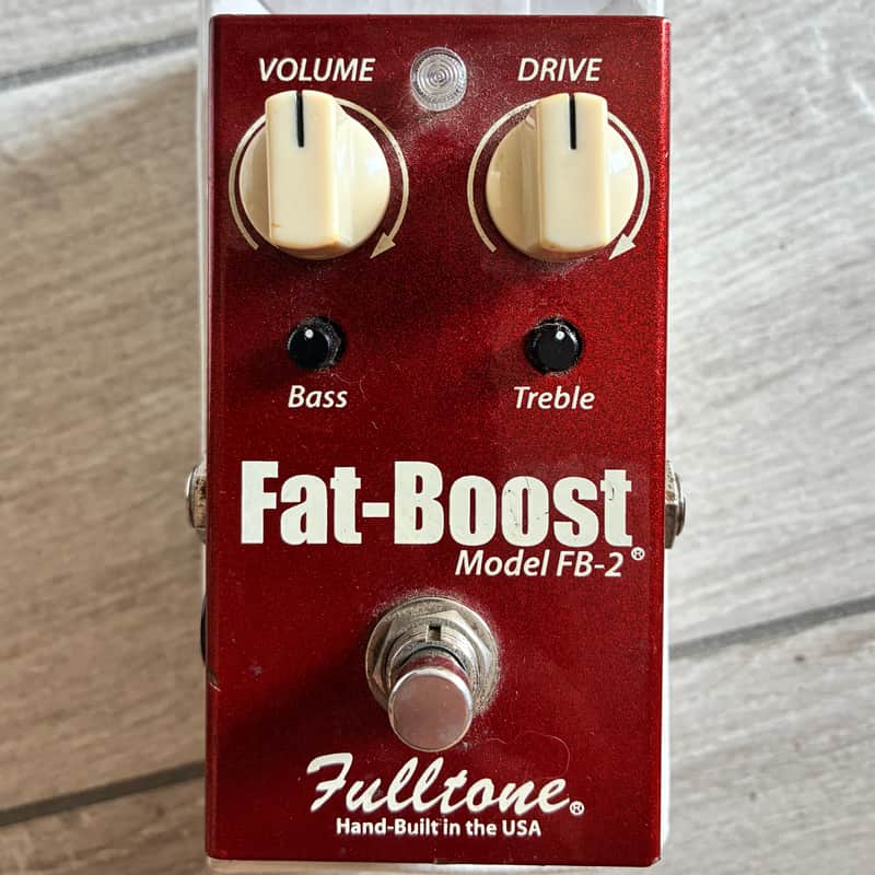 Fulltone Fat Boost FB-2 2000s - Red image 1