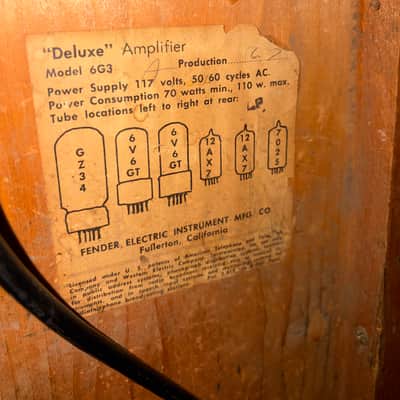 1962 Fender Deluxe 6G3 Brown image 9