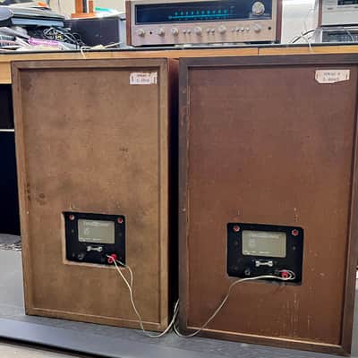 Vintage Pair of Rectilinear 5 4-Way Floor Speakers; Tested image 9