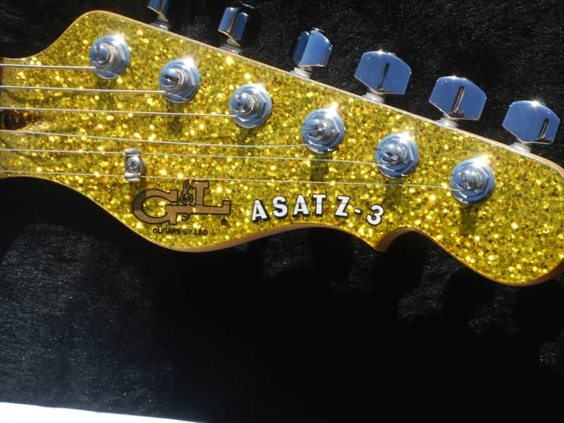 Stunning G&L ASAT Z3 Gold Metal Flake Sparkle With Certificate