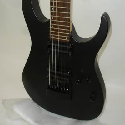 VGS VSM-120 Soulmaster Select VSM-120-7 7-String Electric Guitar with Evertune, Black Satin Matte image 3