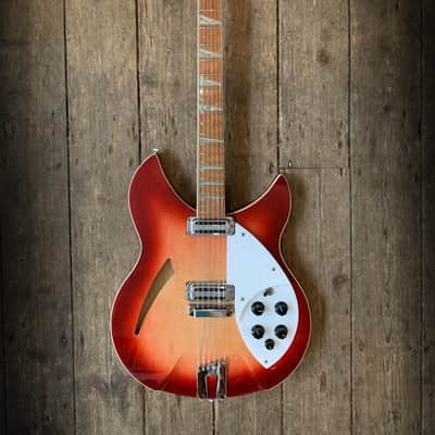 1997 Rickenbacker 360-12 V64 in Fireglo finish image 2