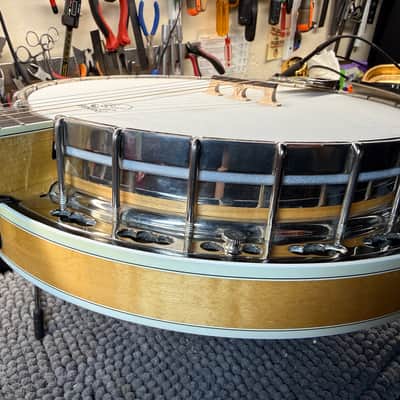 Deering Maple Blossom Professional 5-String Banjo Natural Maple image 11