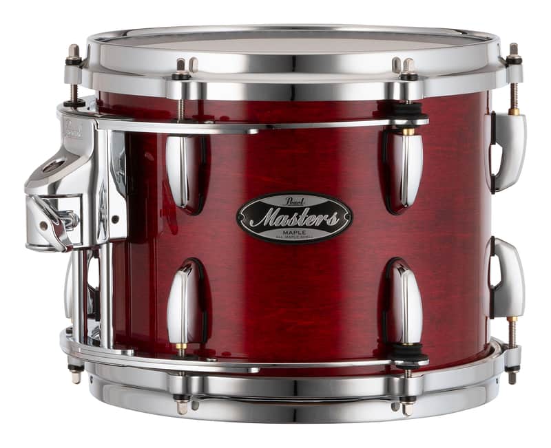 Pearl Masters Maple 10x8" Natural Cherry Premium Lacquer #887 Rack Tom Tom Drum w/Standard Mount | WorldShip | NEW | Authorized Dealer image 1