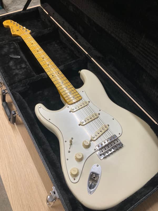 Left Handed Lefty Stratocaster Buzzcaster StratBuzz 2024 - Aged Cream Musikraft MJT image 1