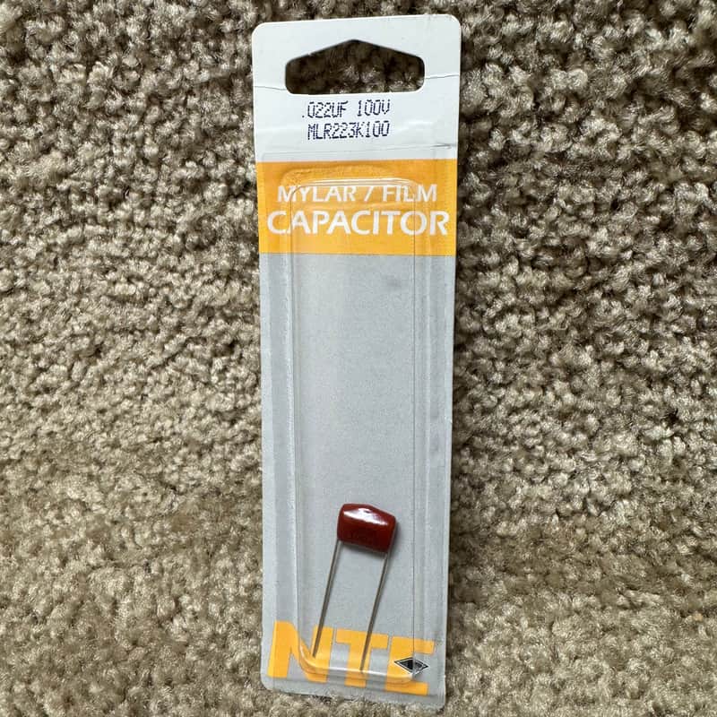 NTE Mylar / Film .022UF 100V Capacitor image 1