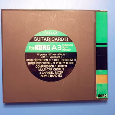 SPC-04 GUITAR Card expansion (RARE) for KORG A3 / A2 processor image 4