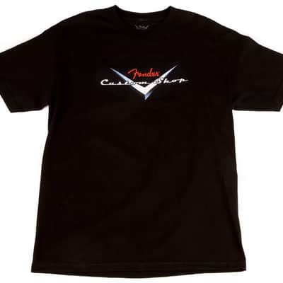 Fender T-shirt Custom Shop Original Logo Black S image 1